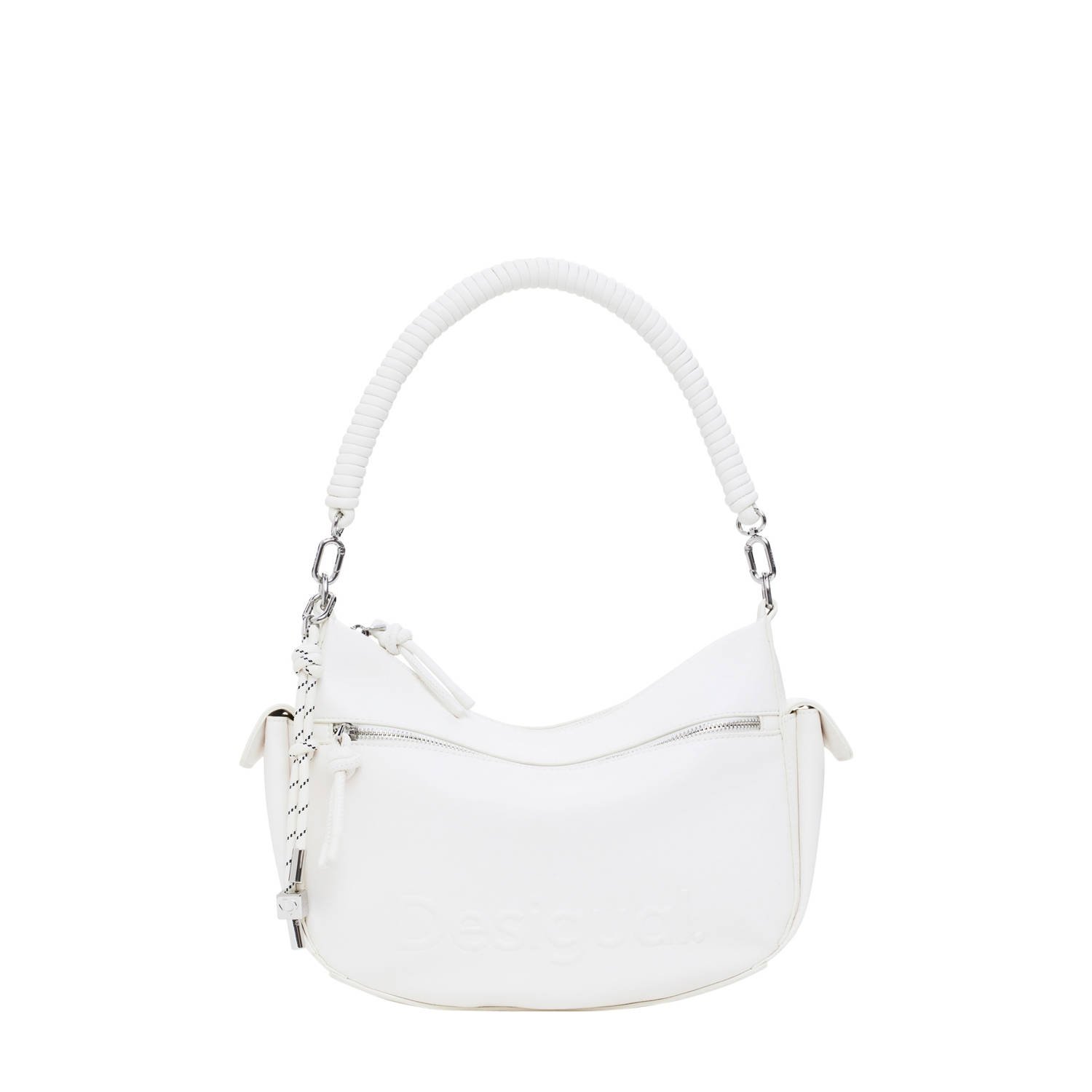 Desigual Lente Zomer Dames Middelgrote Tas Collectie White Dames