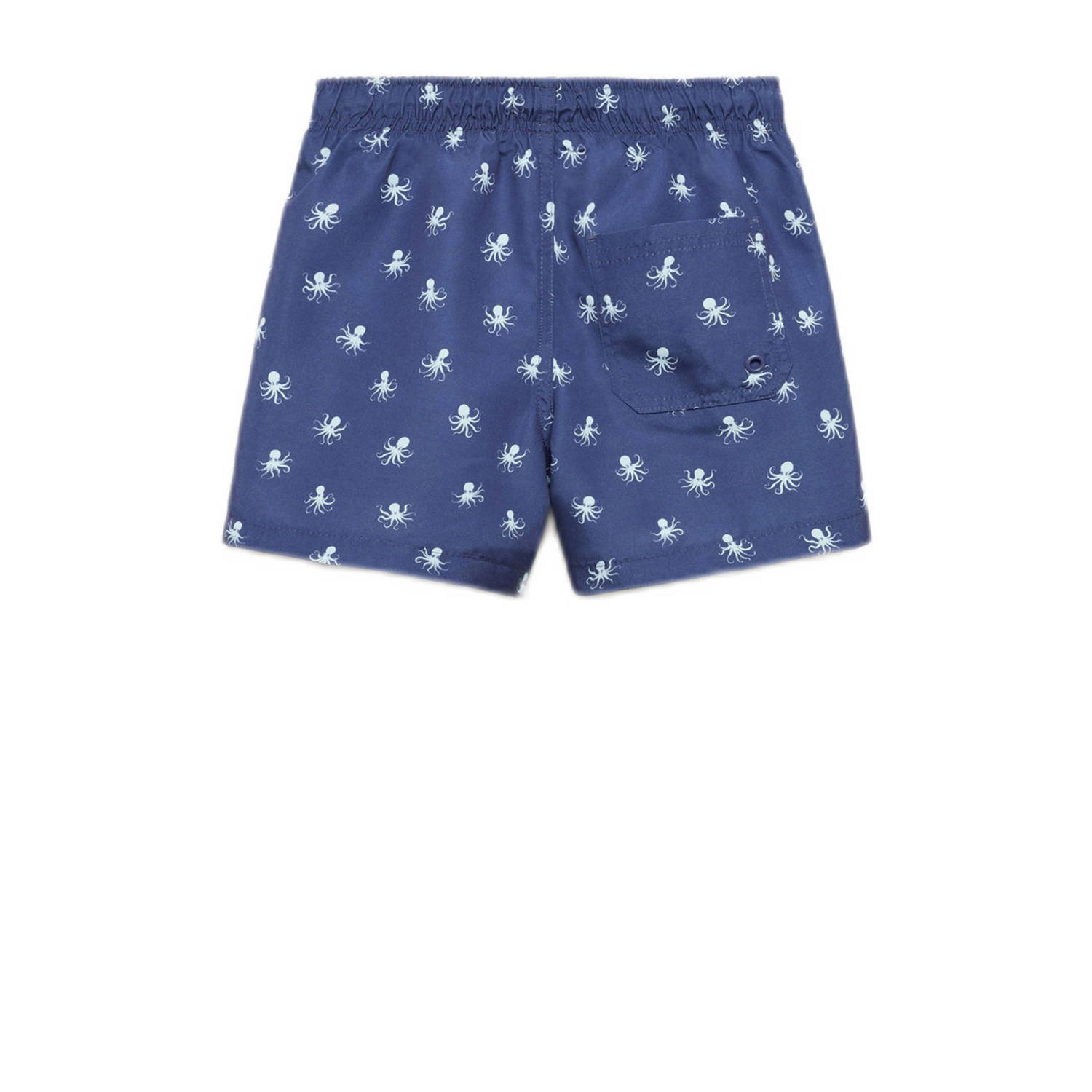 Mango Kids zwemshort blauw wit