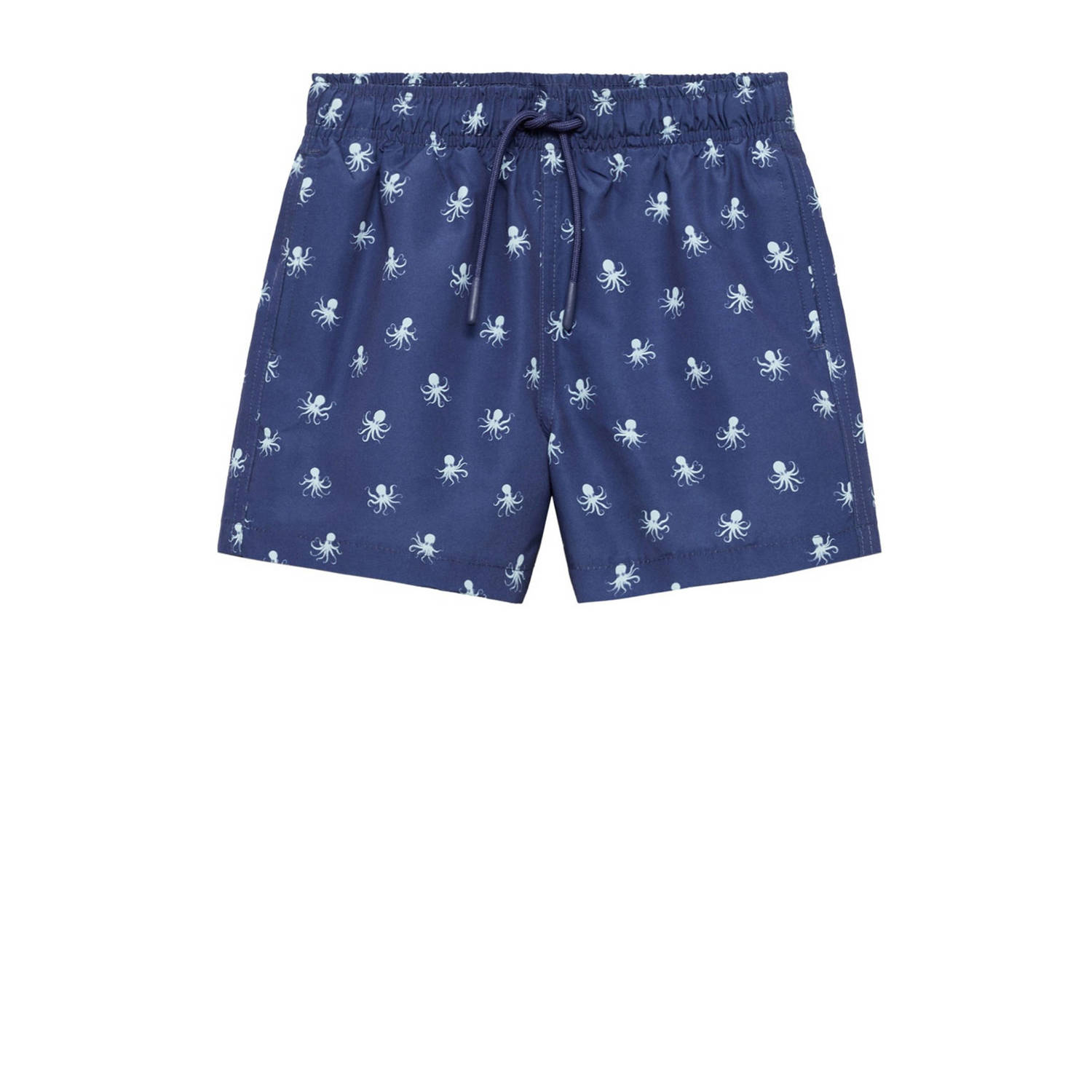 Mango Kids zwemshort blauw wit