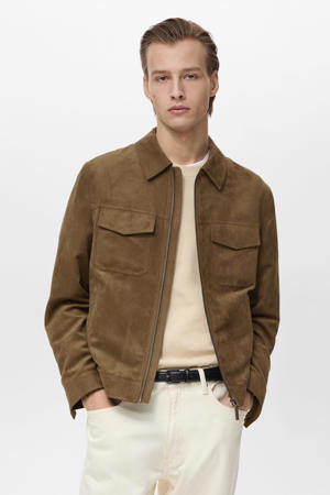 imitatieleren jas bruin