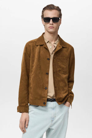 regular overshirt bruin