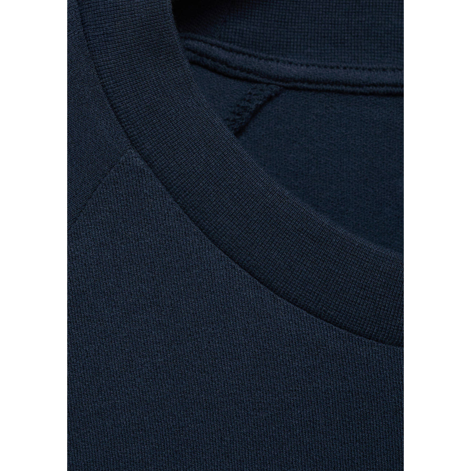 Mango Man T-shirt donkerblauw
