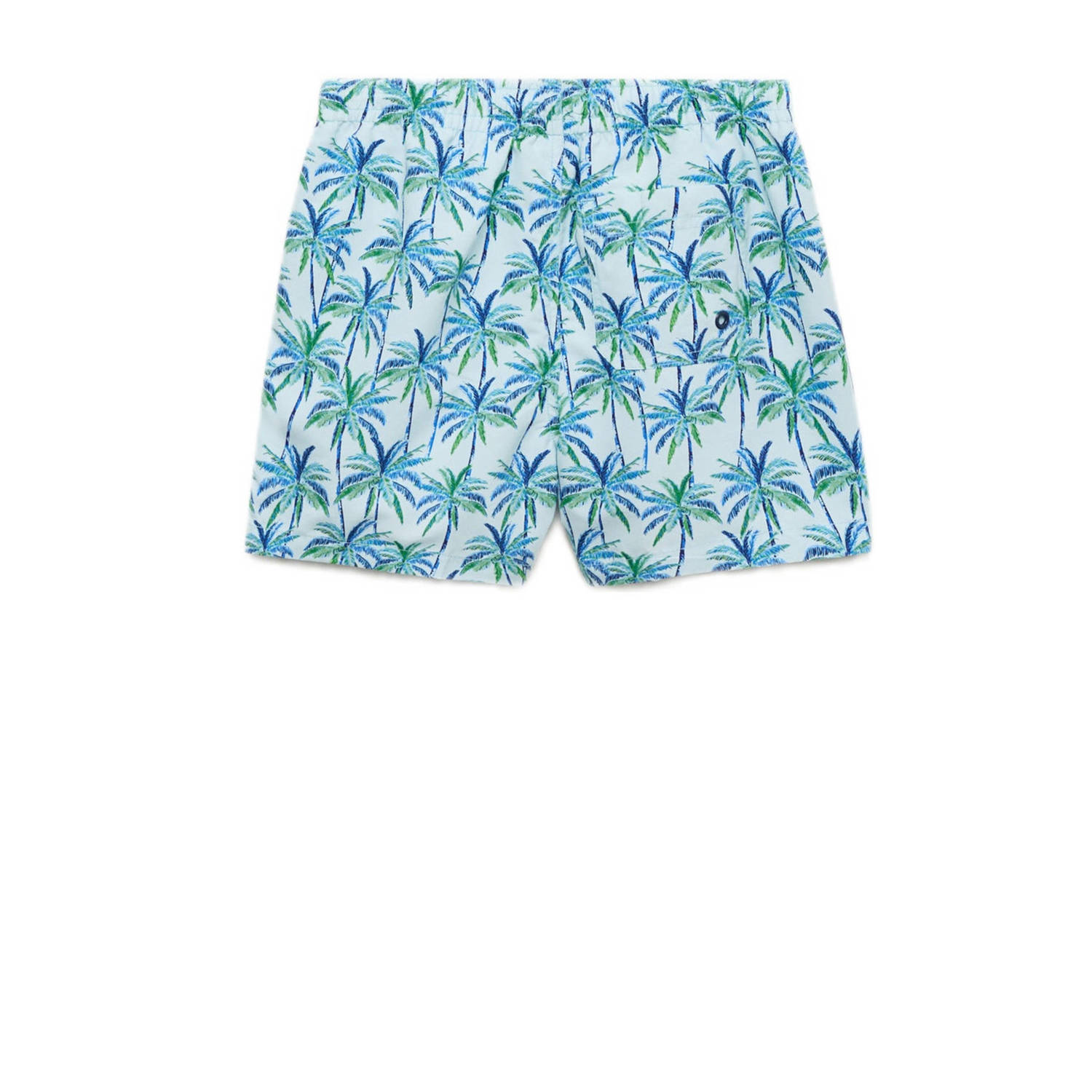 Mango Kids zwemshort lichtblauw groen