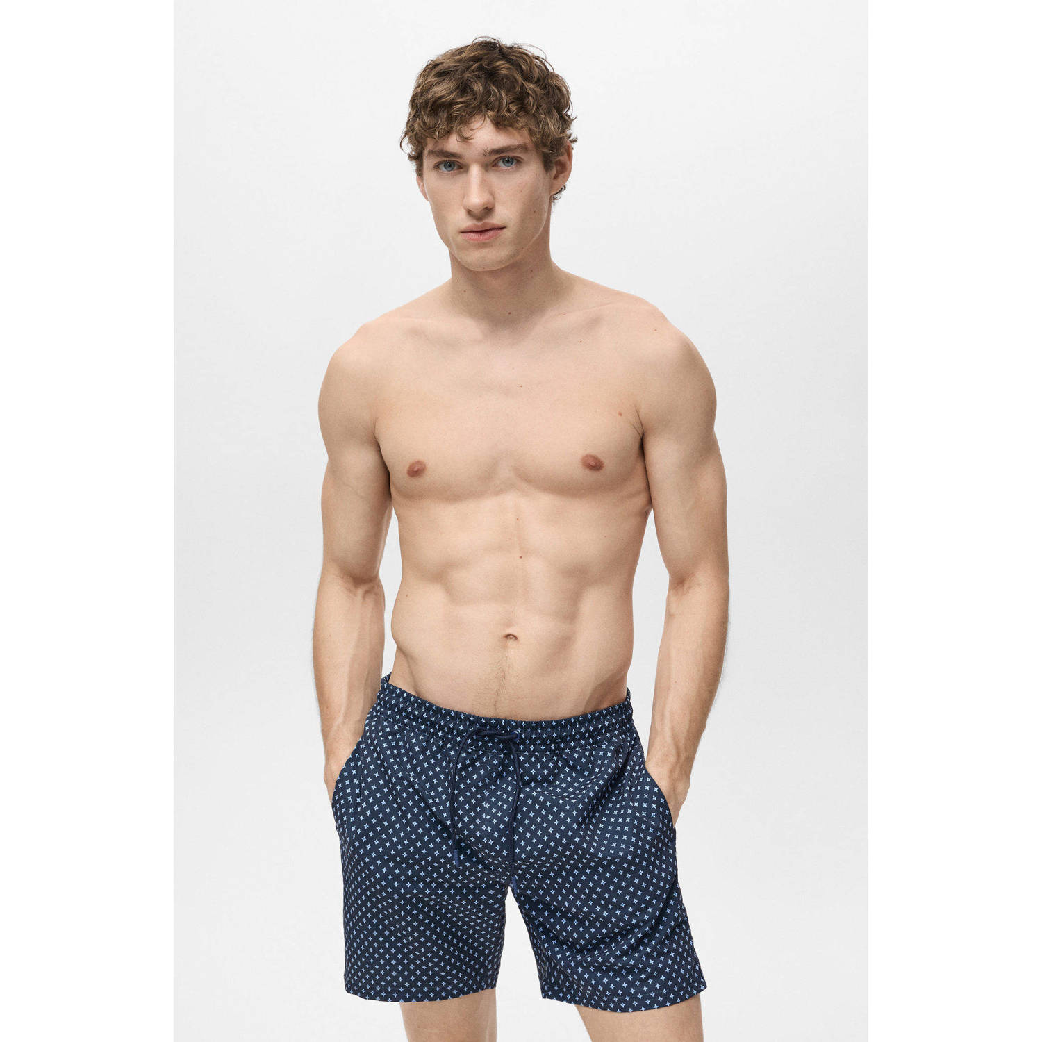 Mango Man zwemshort donkerblauw