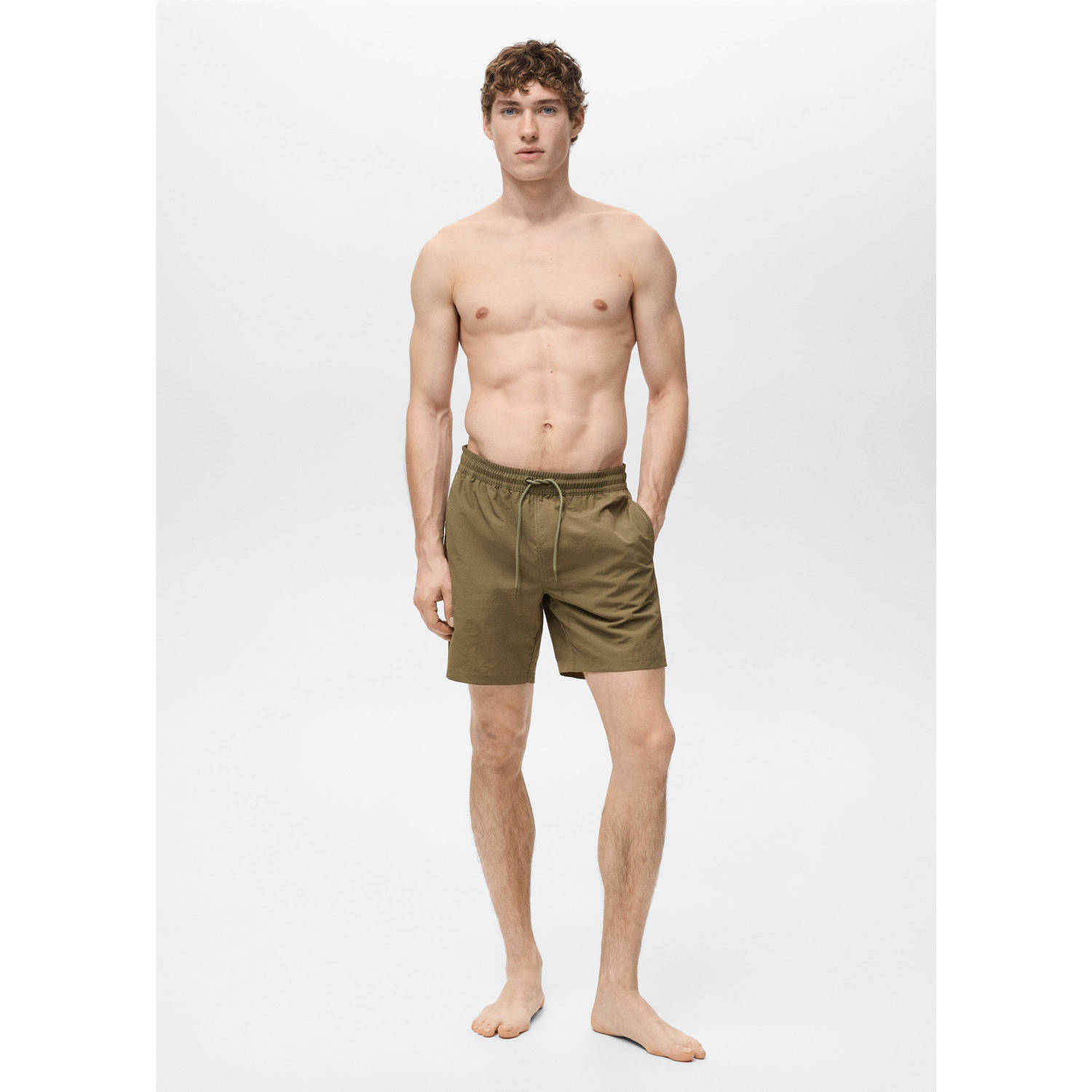 Mango Man zwemshort kaki