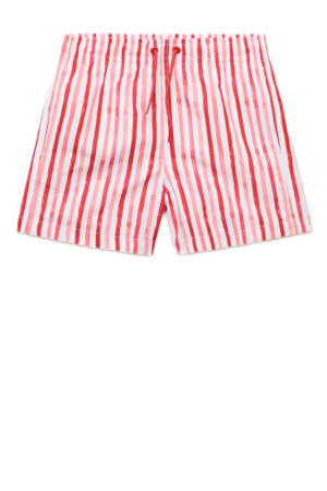 zwemshort rood/wit/roze