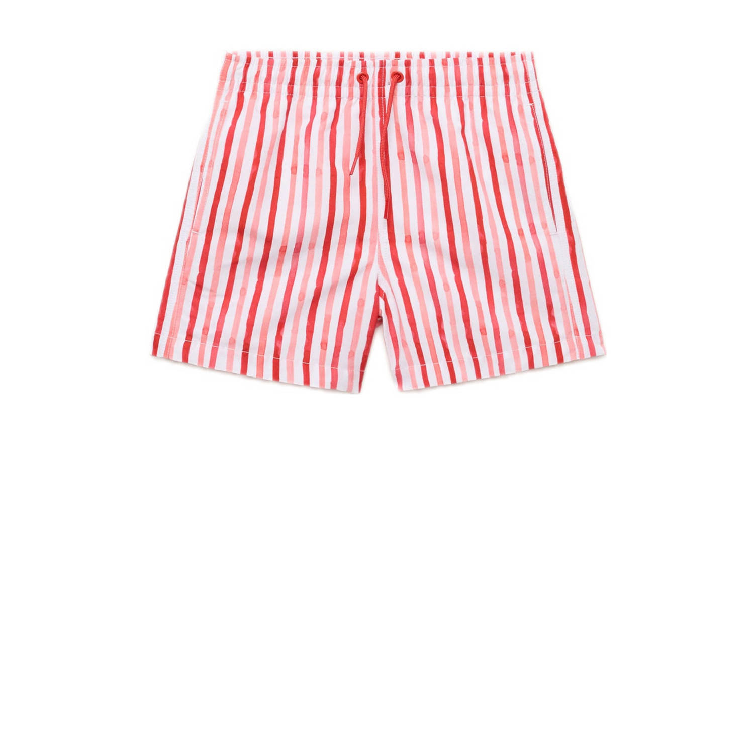 Mango Kids zwemshort rood wit roze