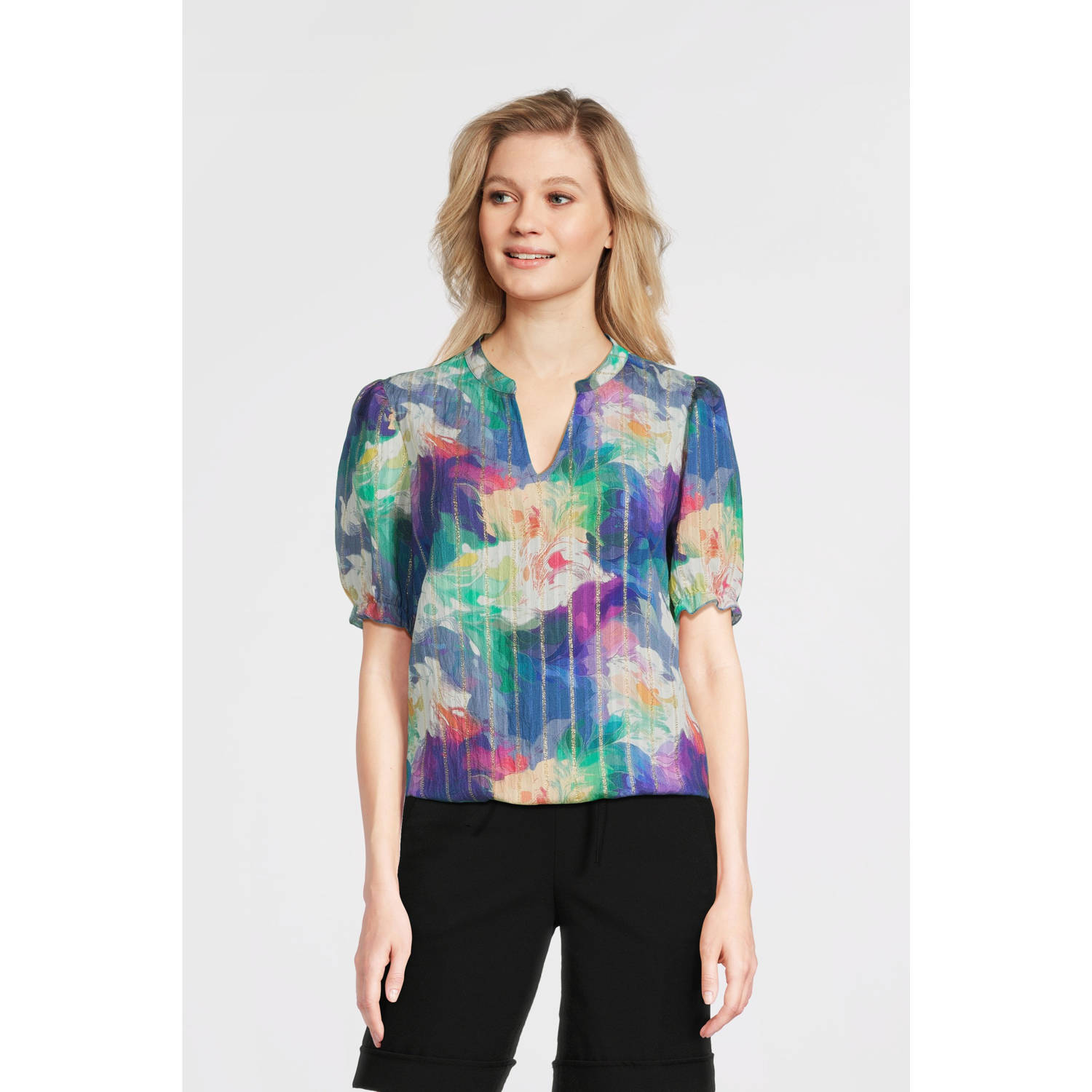 Dreamstar top paars met lurex