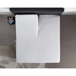 molton split topmatras (tot 12 cm matras) wit