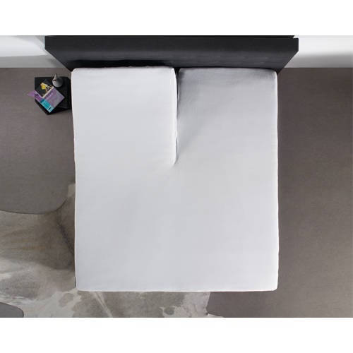Dreamhouse molton split topmatras (tot 12 cm matras) wit afbeelding