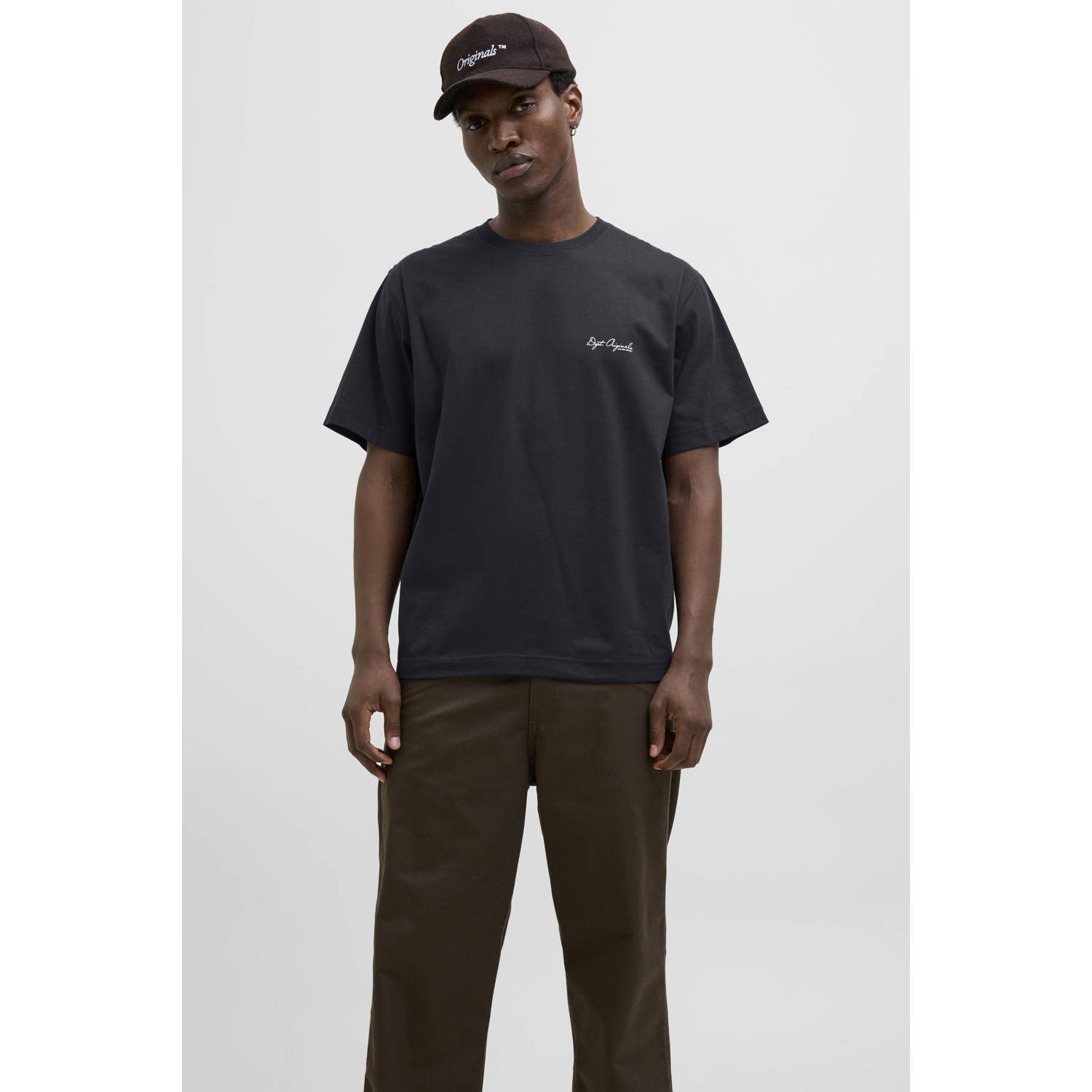 Jack & Jones T-shirt JORISLINGTON BACK TEE SS CREW NECK SN
