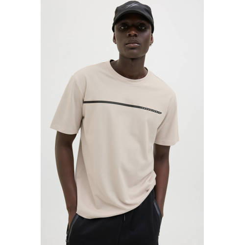 JACK & JONES CORE regular T-shirt beige afbeelding
