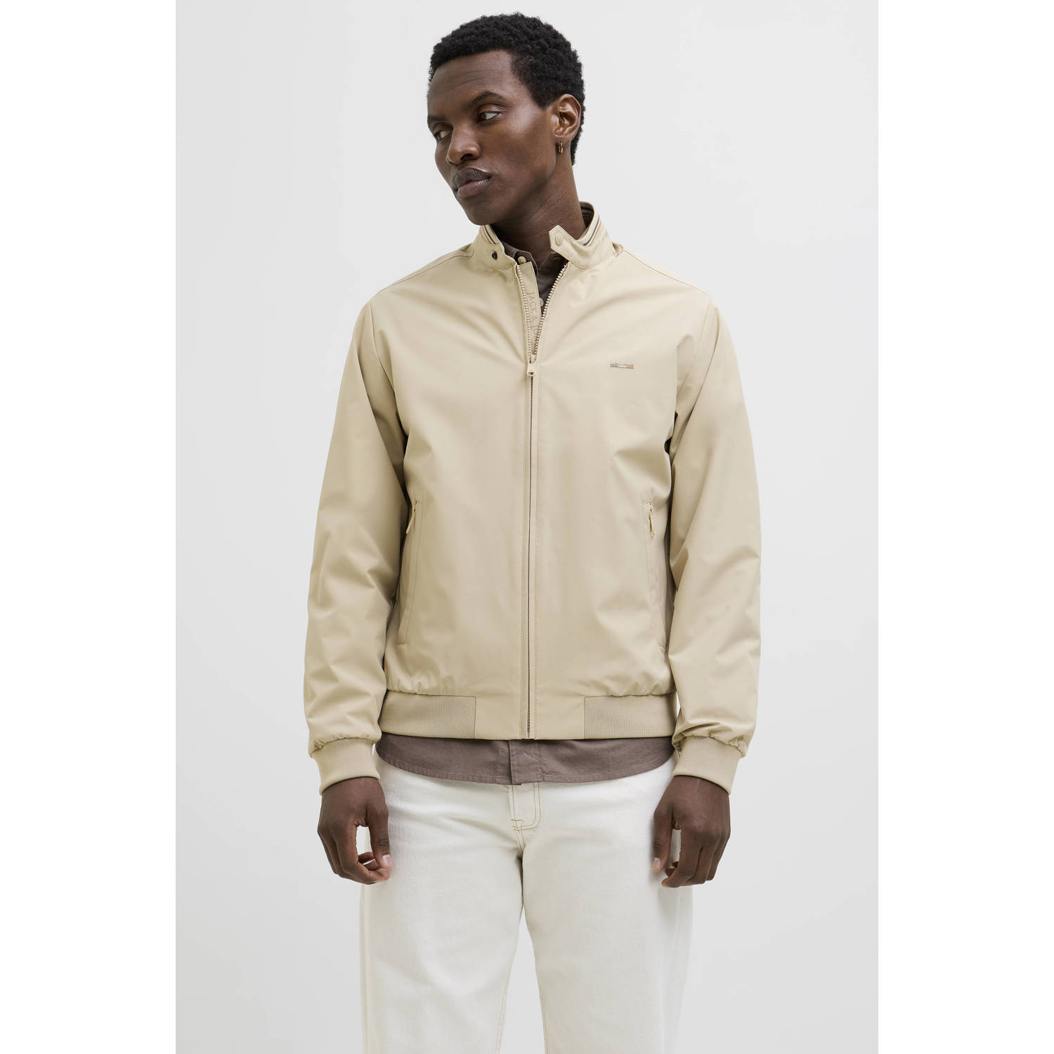 JACK & JONES PREMIUM bomberjack JPRBLUBRAD beige