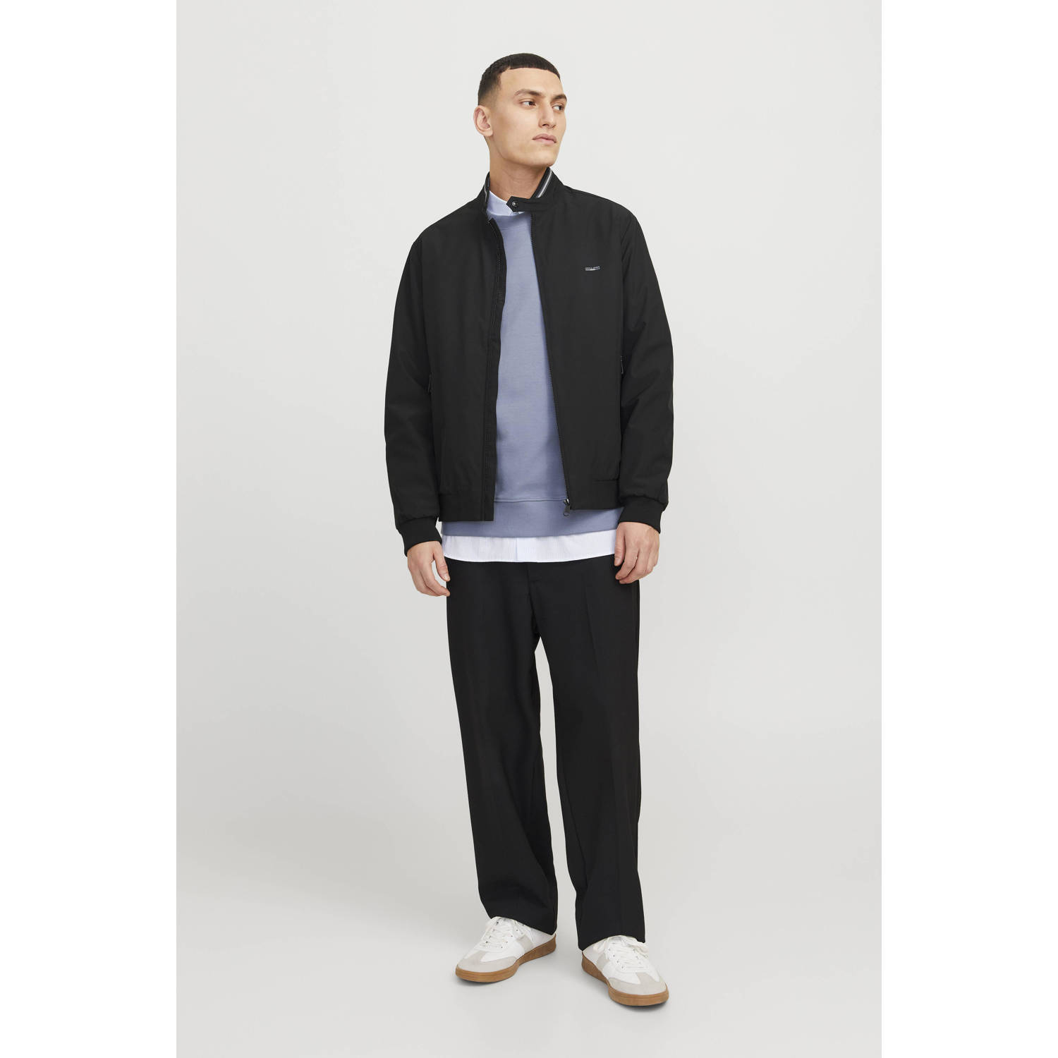 JACK & JONES PREMIUM bomberjack JPRBLUBRAD zwart