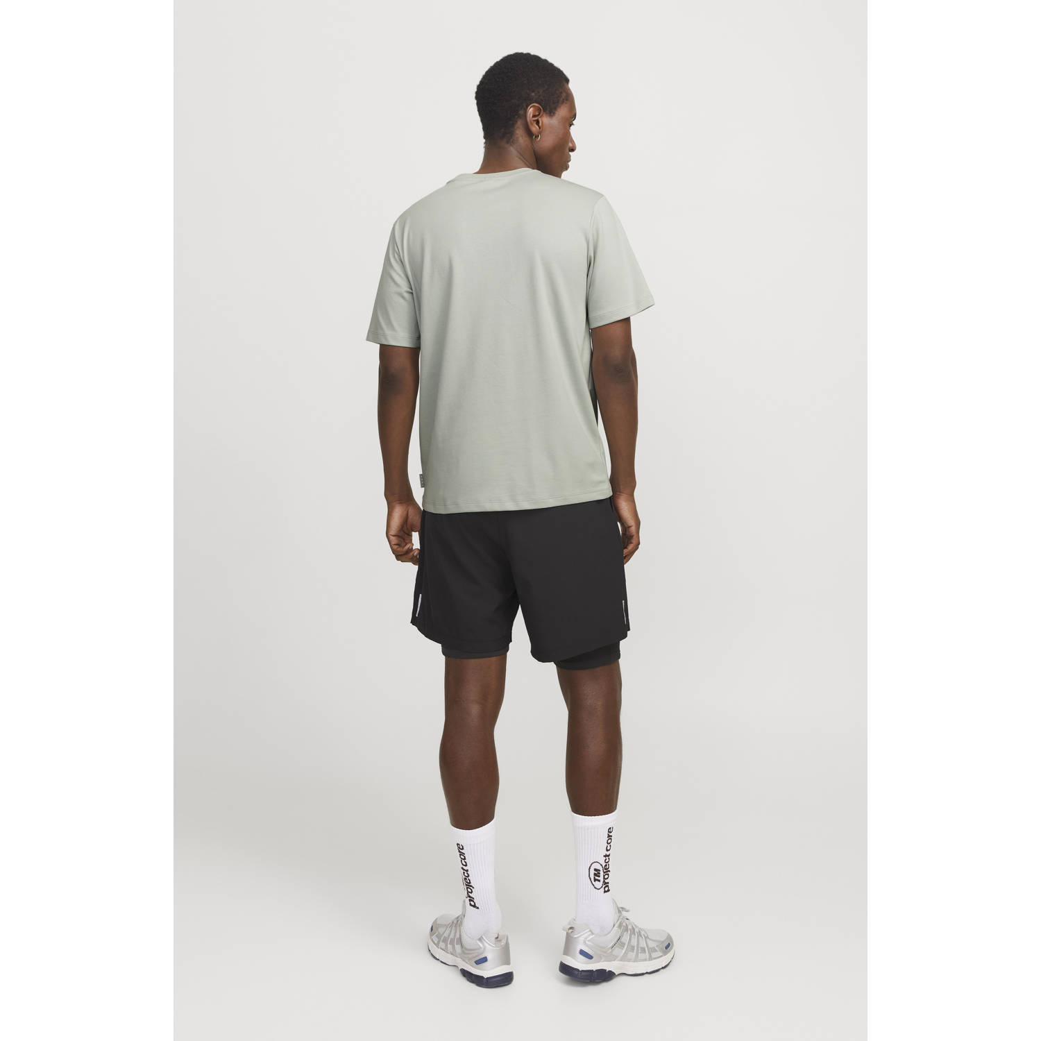 JACK & JONES CORE T-shirt grijsgroen