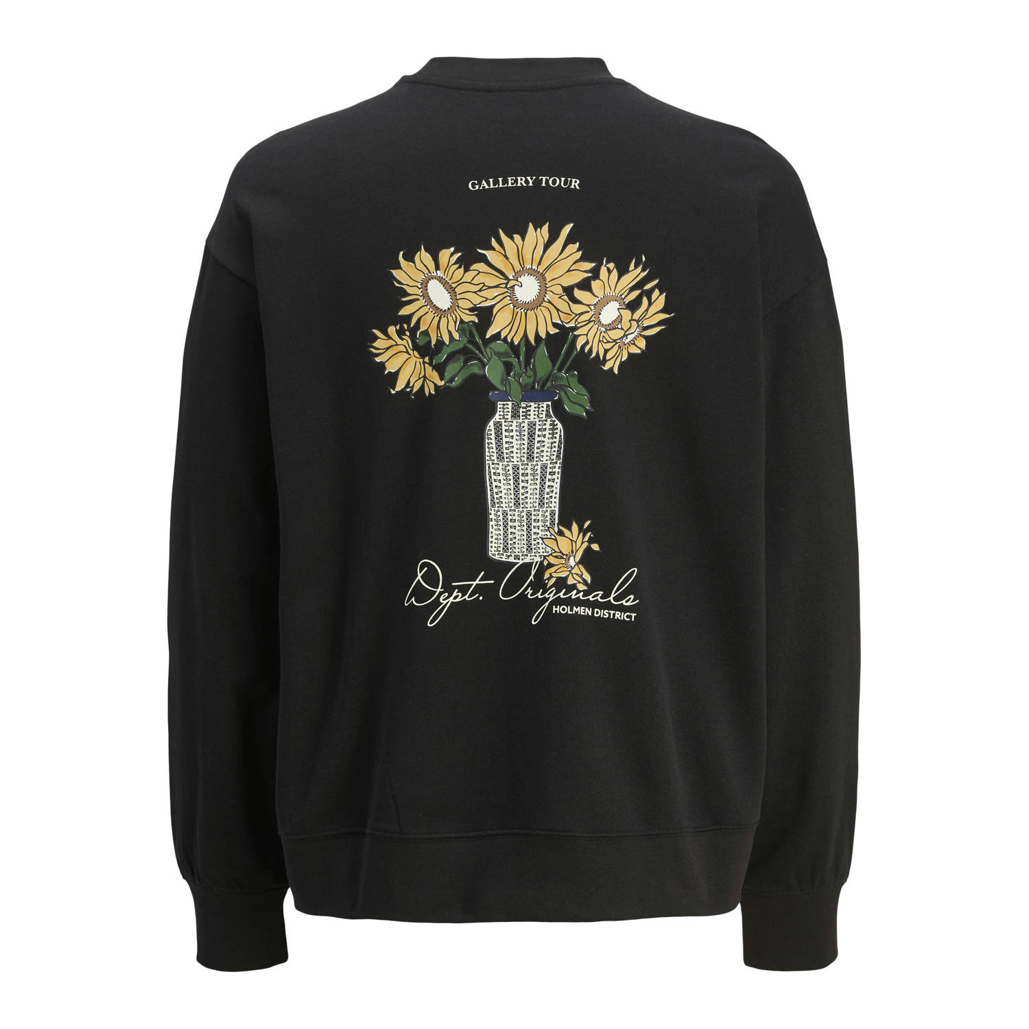 JACK & JONES ORIGINALS sweater zwart
