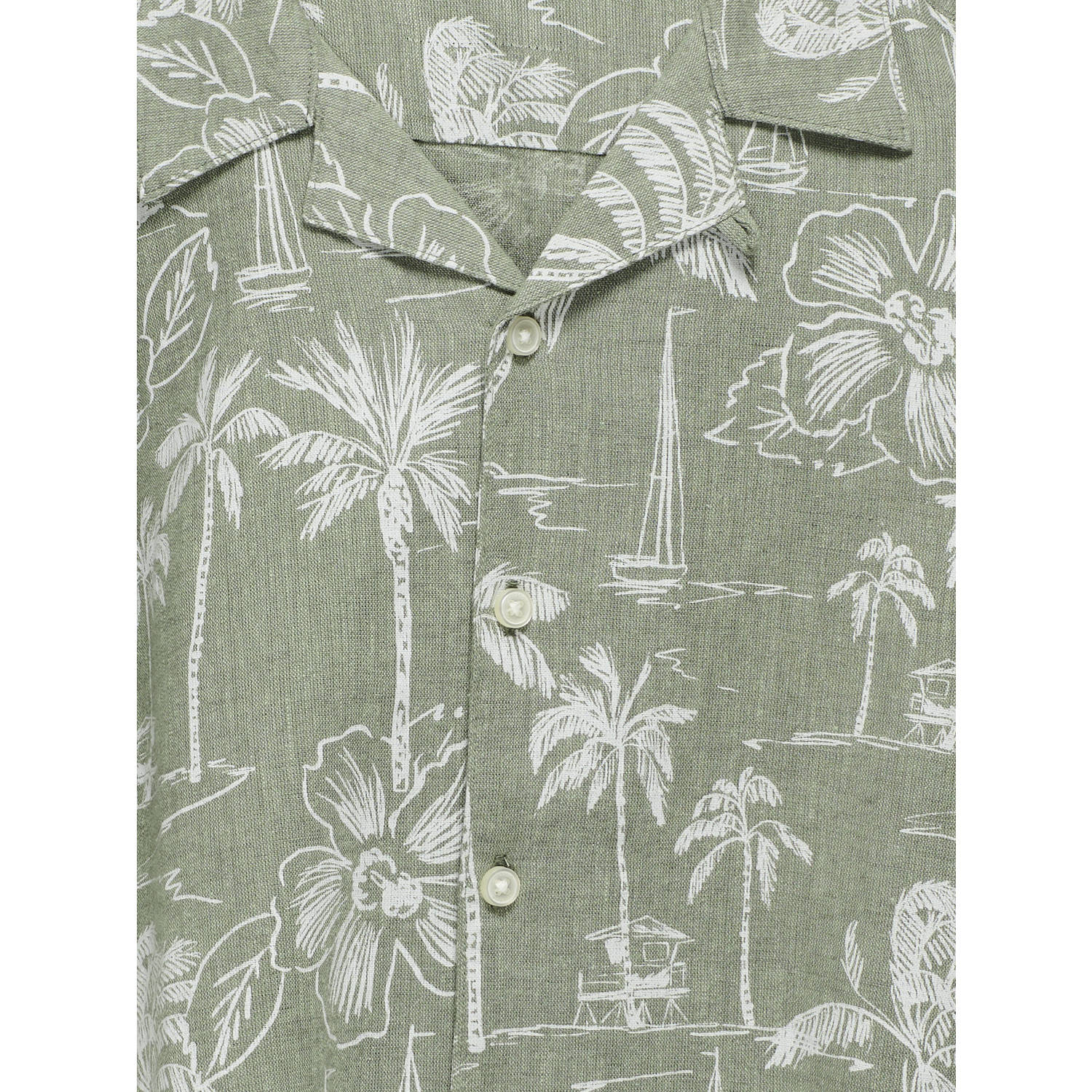 ONLY & SONS JUNIOR overhemd groen