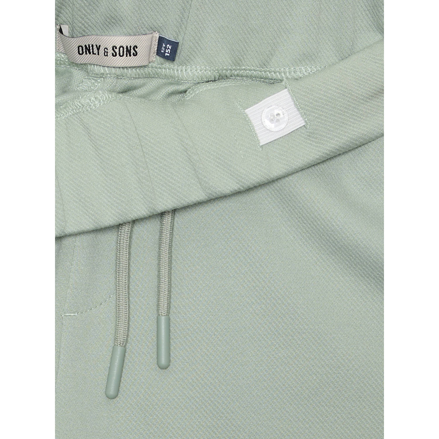 ONLY & SONS JUNIOR regular casual short lichtgroen
