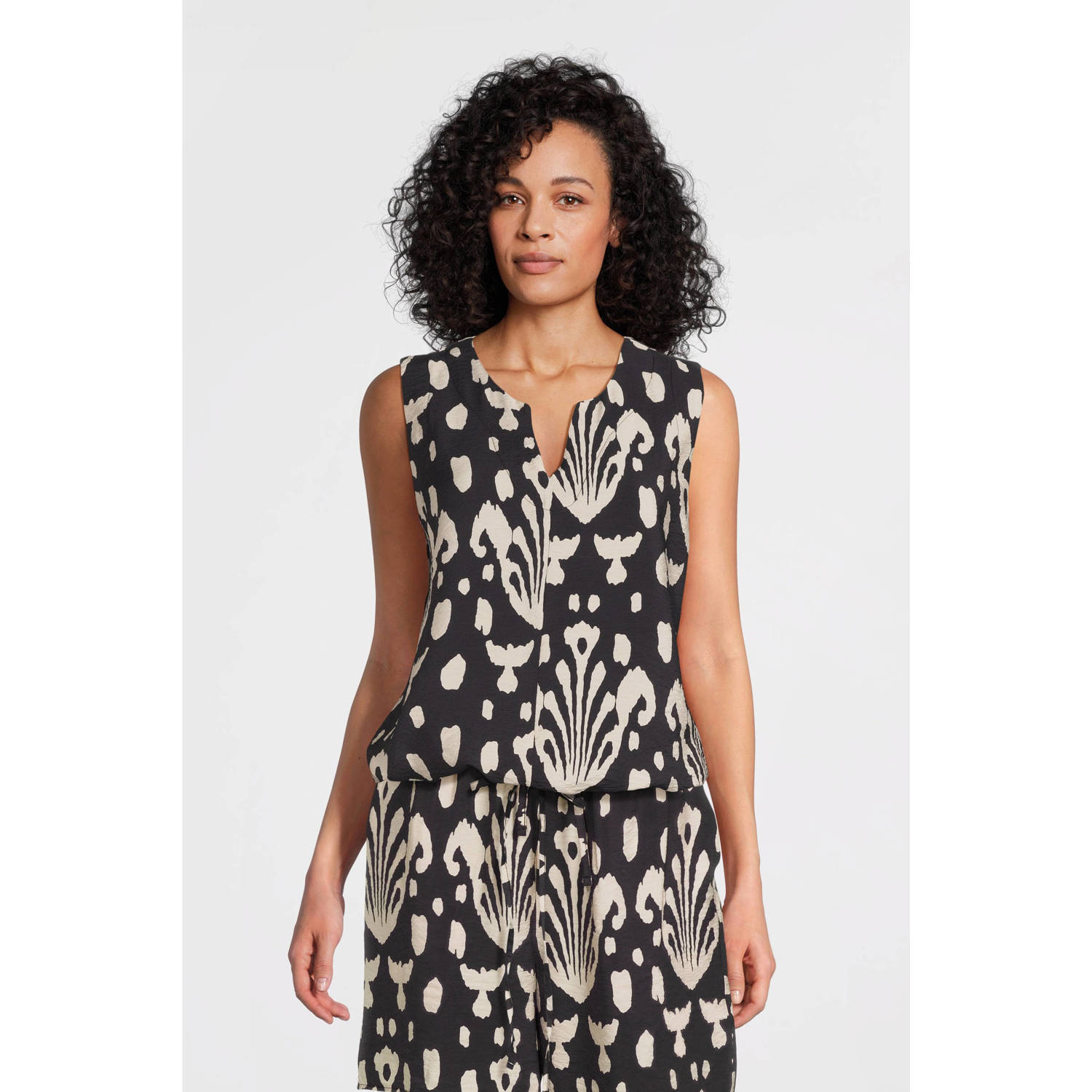Dreamstar mouwloze top zwart