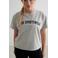 Aim'n sportshirt Varsity Boxy grijs