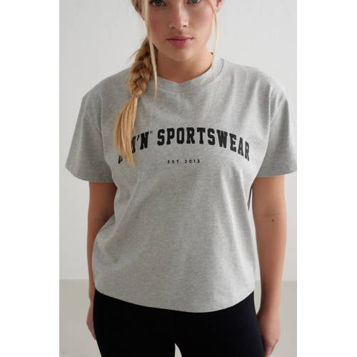 Aim'n T-shirt Varsity Boxy grijs afbeelding