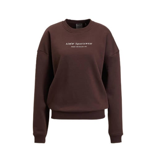 Aim'n Serif sportsweater donkerrood afbeelding