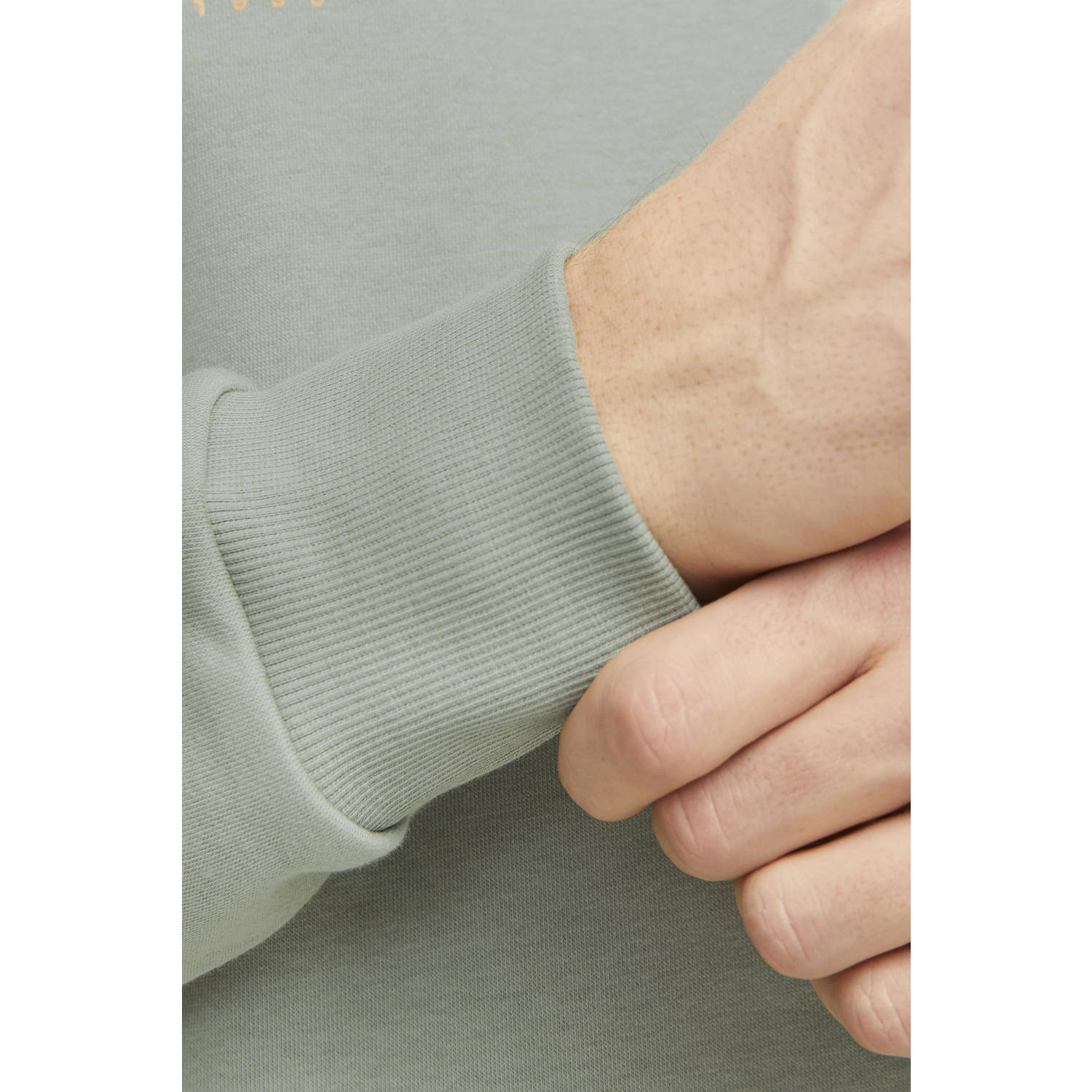 JACK & JONES sweater grijsgroen