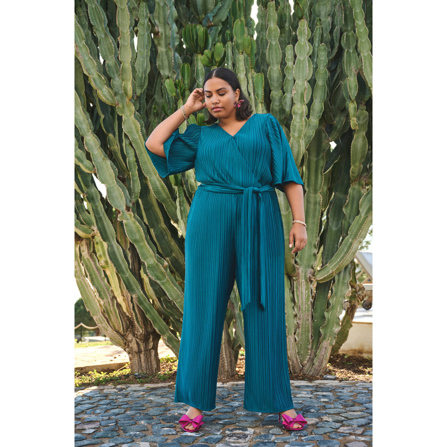 Zizzi jumpsuit petrol