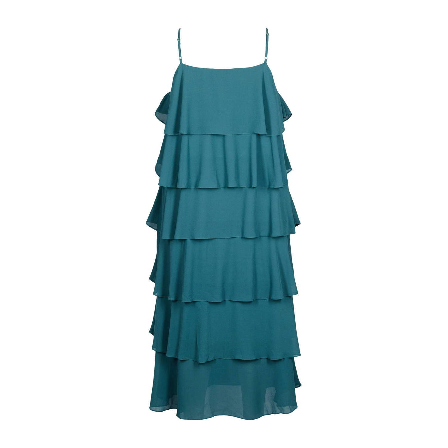 Zizzi cocktailjurk petrol