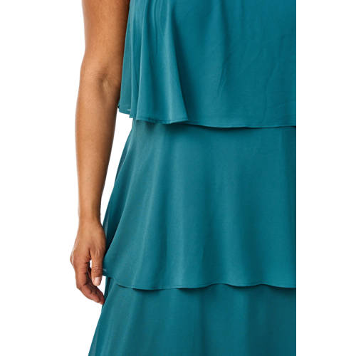 Zizzi cocktailjurk petrol afbeelding