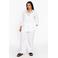 YOEK straight regular waist casual broek ecru