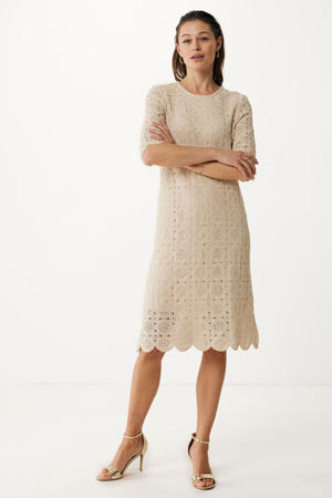 zomerjurk crochet crème