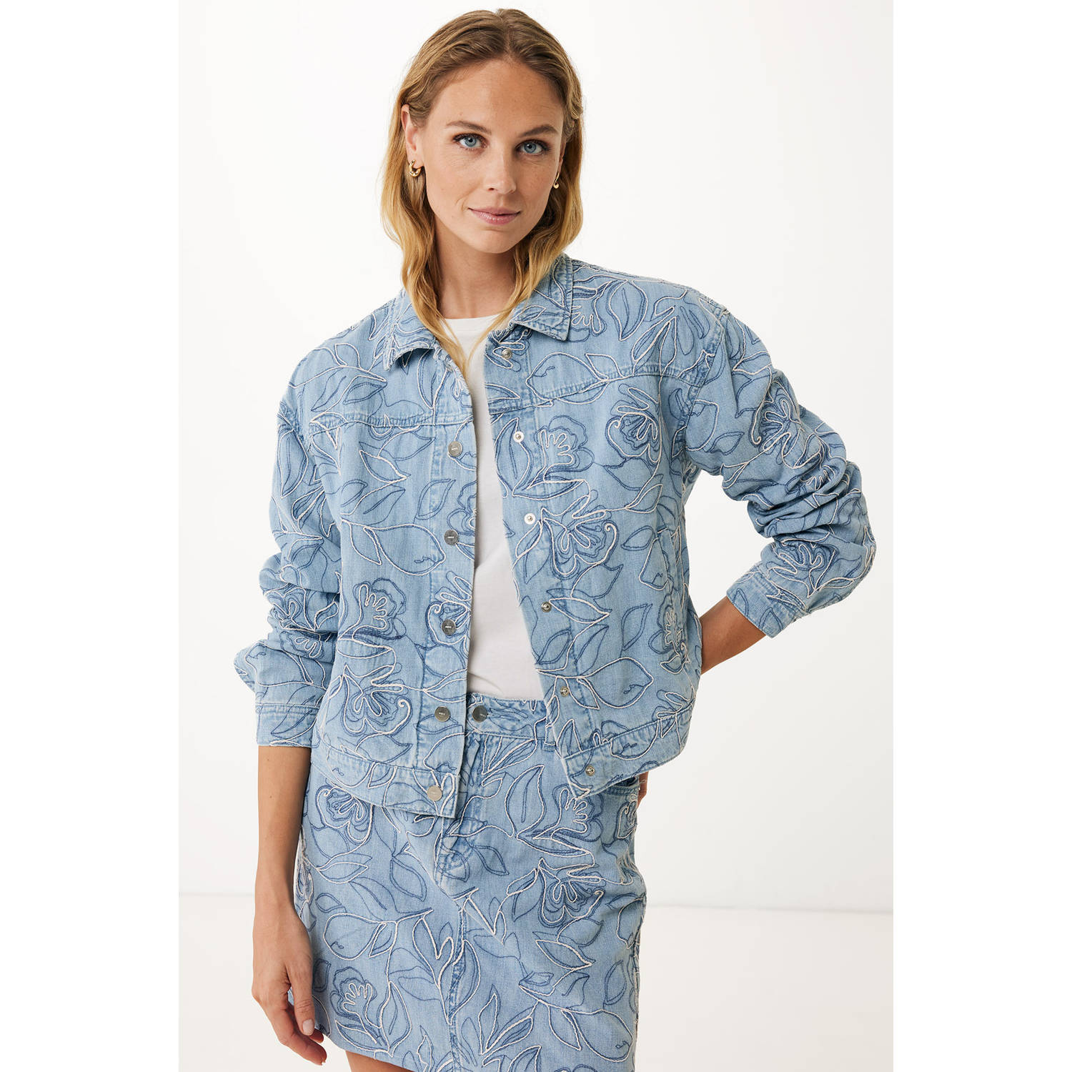 Mexx spijkerjas light blue denim