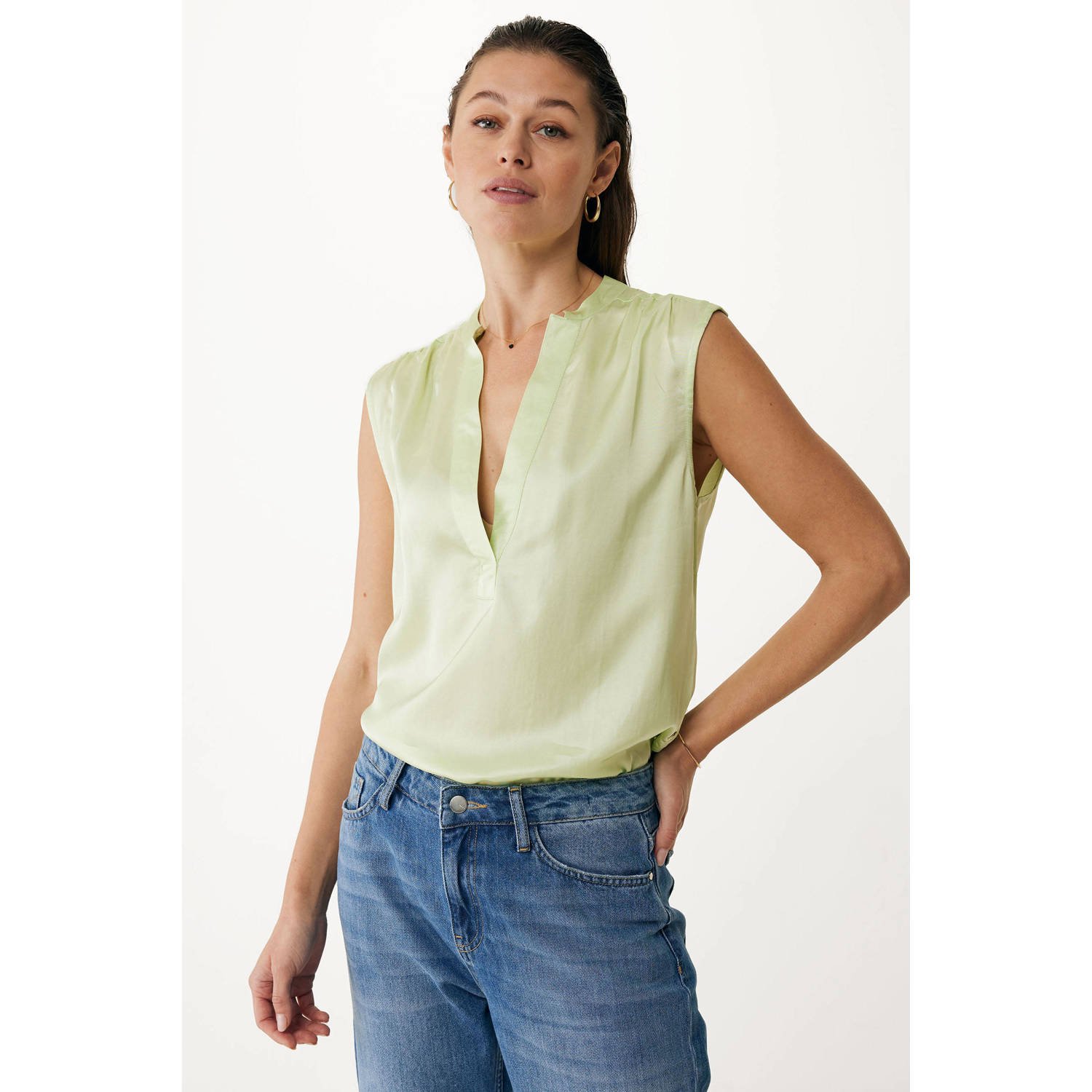 Mexx top lichtgroen