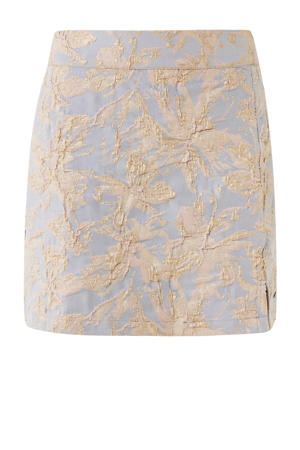 mini rok lichtblauw