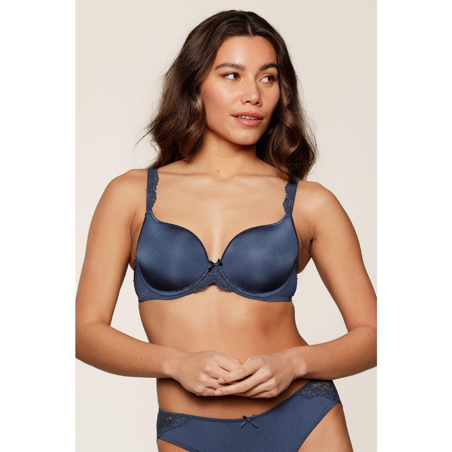 LingaDore voorgevormde beugelbh Daily Uni Fit denimblauw