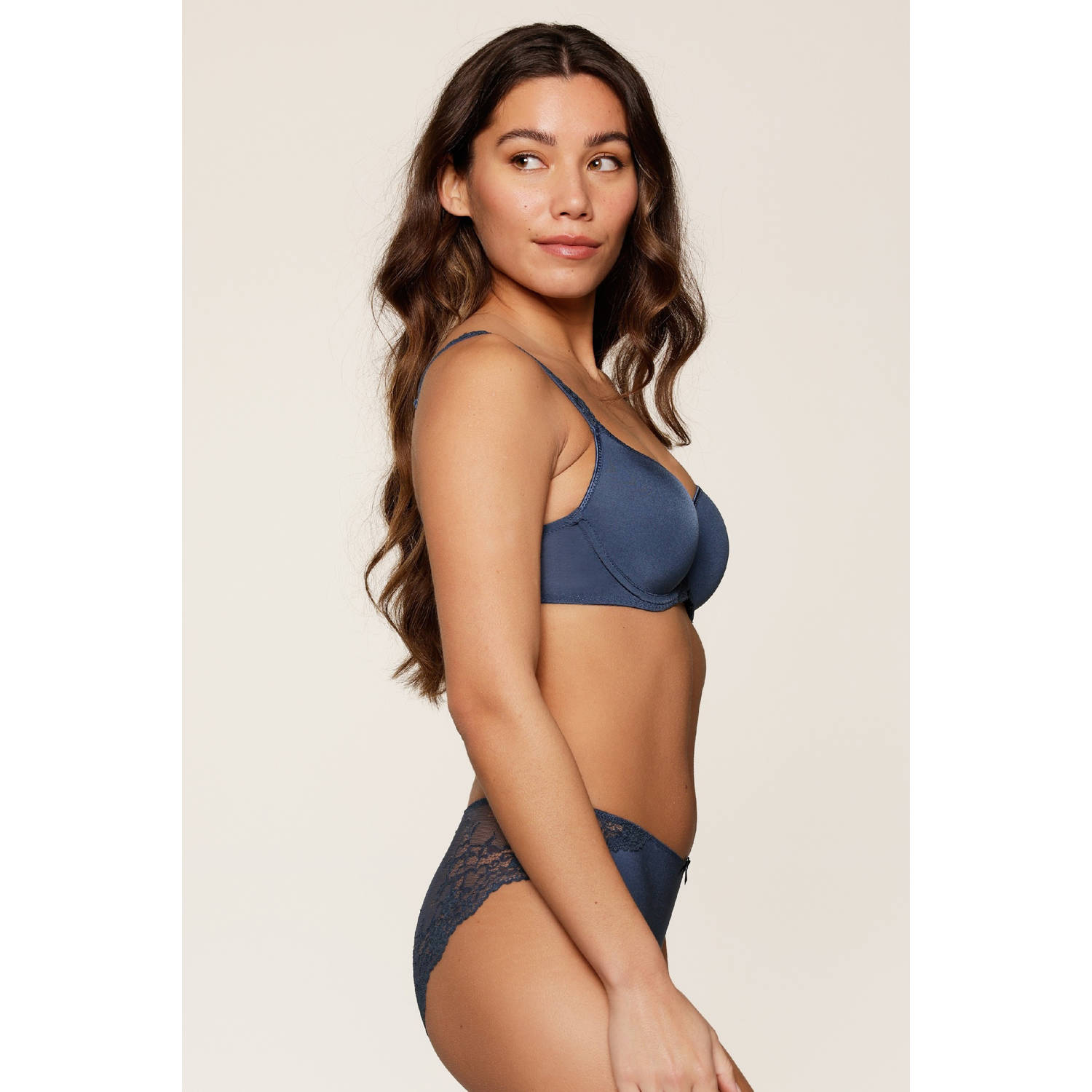 LingaDore voorgevormde beugelbh Daily Uni Fit denimblauw
