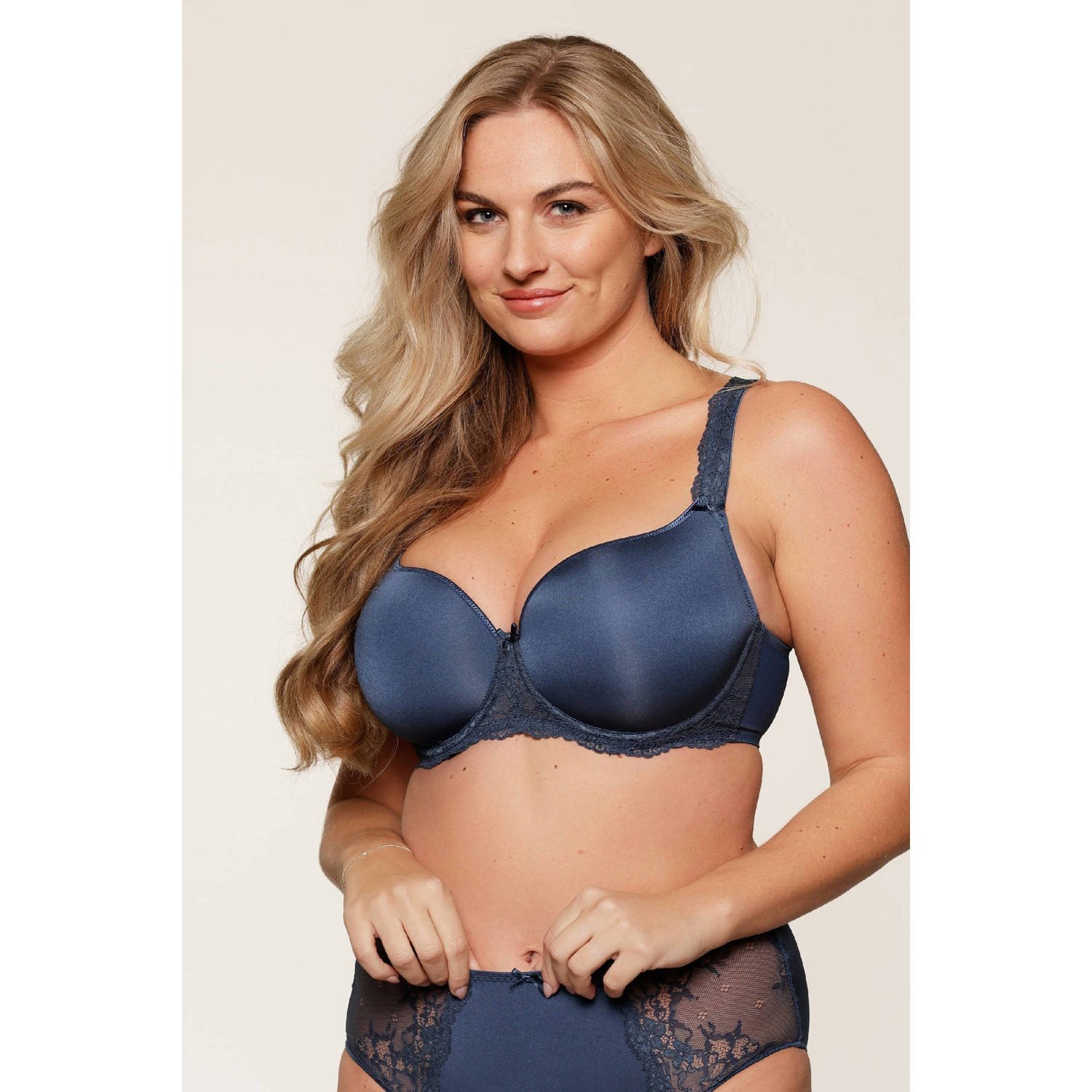 LingaDore voorgevormde beugelbh Daily Uni Fit denimblauw