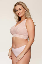 thumbnail: LingaDore niet-voorgevormde bralette met beugel lichtroze