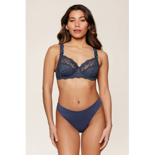 LingaDore string (set van 2) denimblauw afbeelding