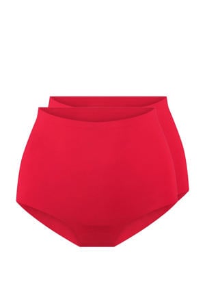 seamless maxislip (set van 2) rood