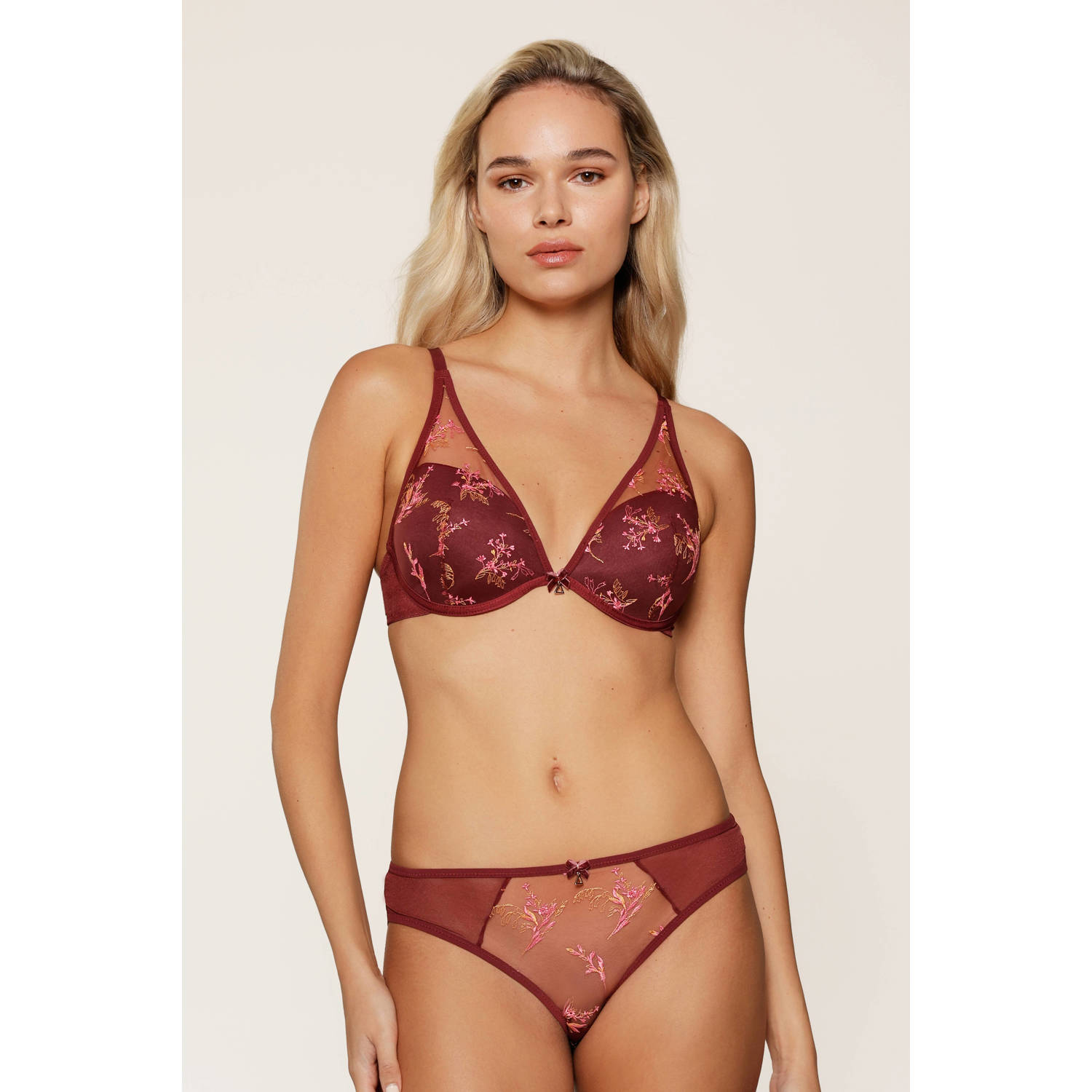 LingaDore string donkerrood