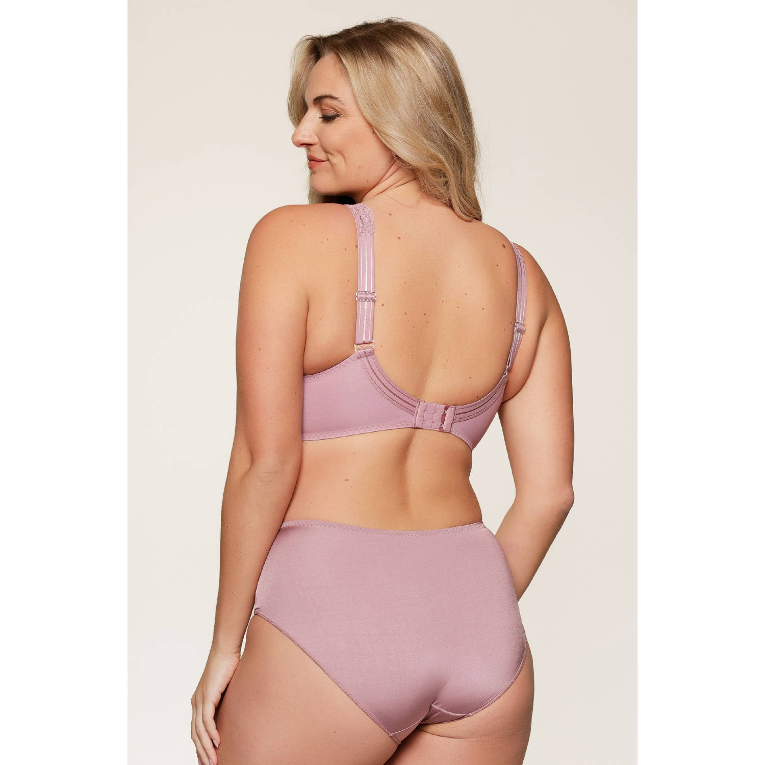 LingaDore niet-voorgevormde beugelbh Daily Full Coverage Lace oudroze