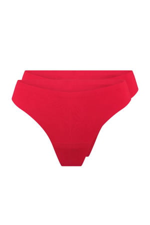 seamless string (set van 2) rood