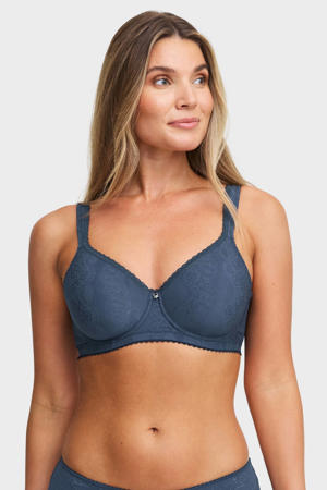 voorgevormde beugelbh Adamo blauw