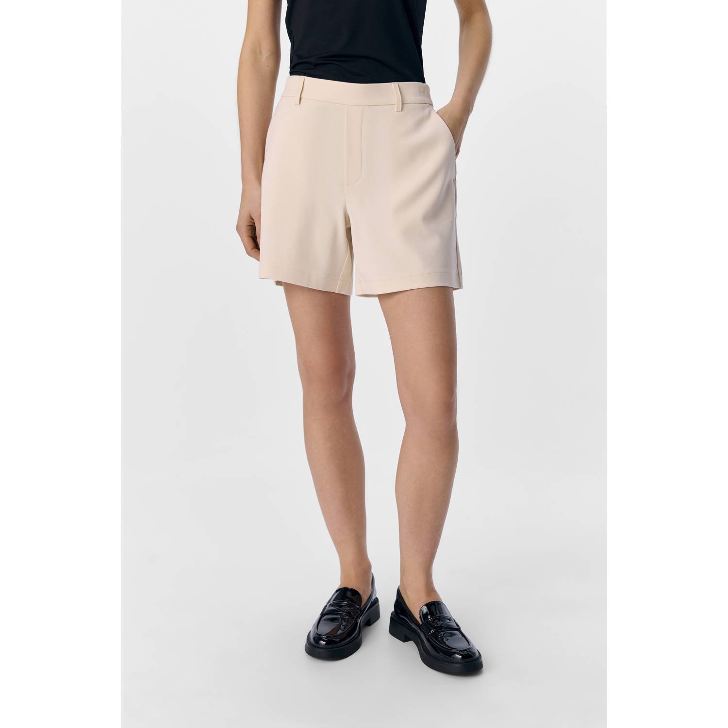 OBJECT Dames Broeken Objlisa Mw Re Shorts Beige