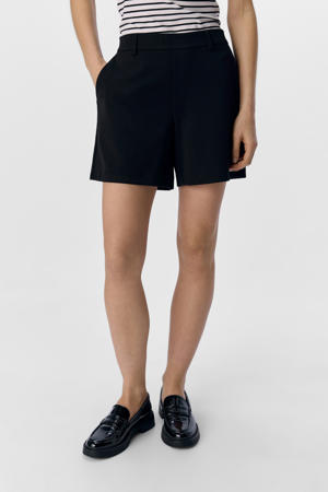 regular waist casual short zwart