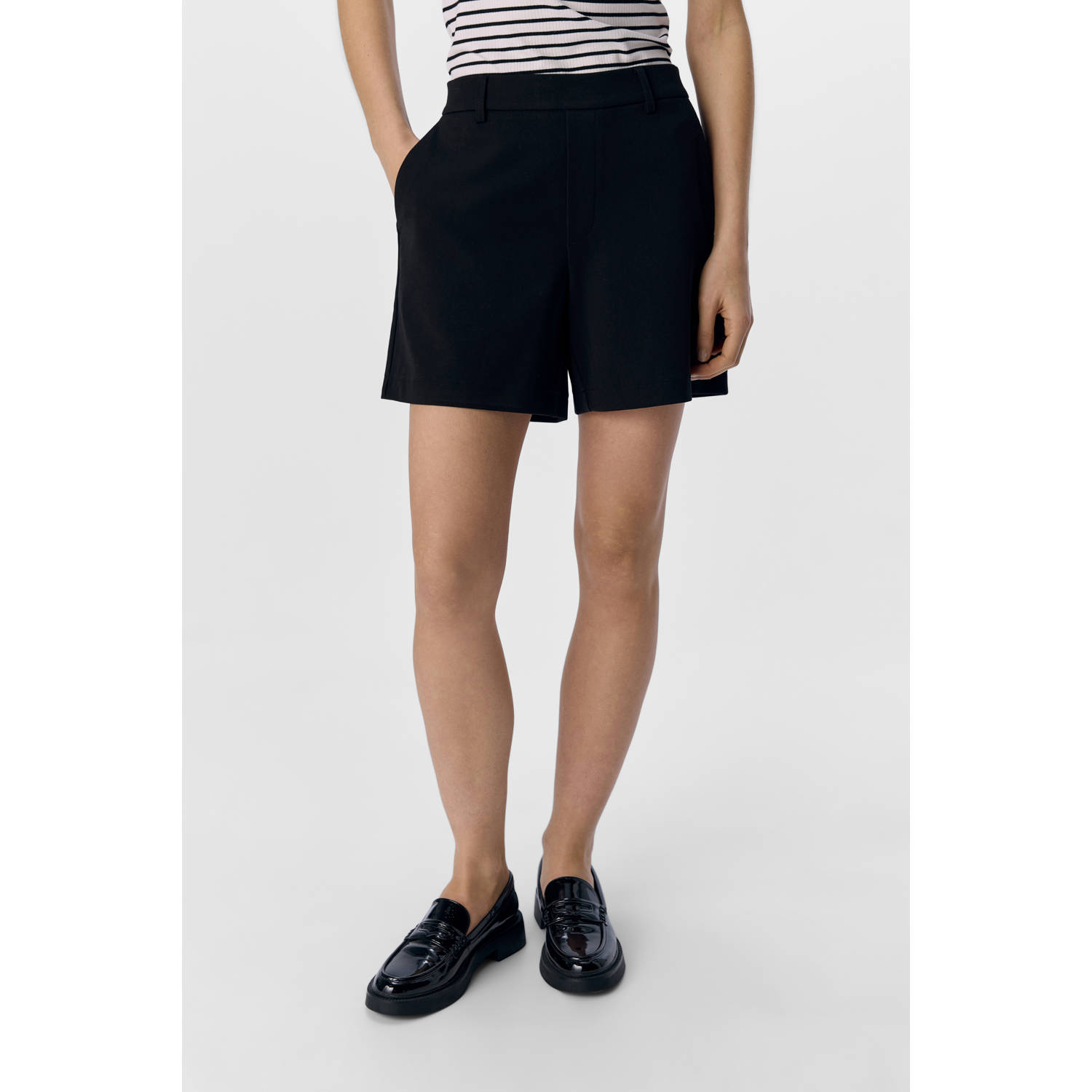 OBJECT Dames Broeken Objlisa Mw Re Shorts Zwart