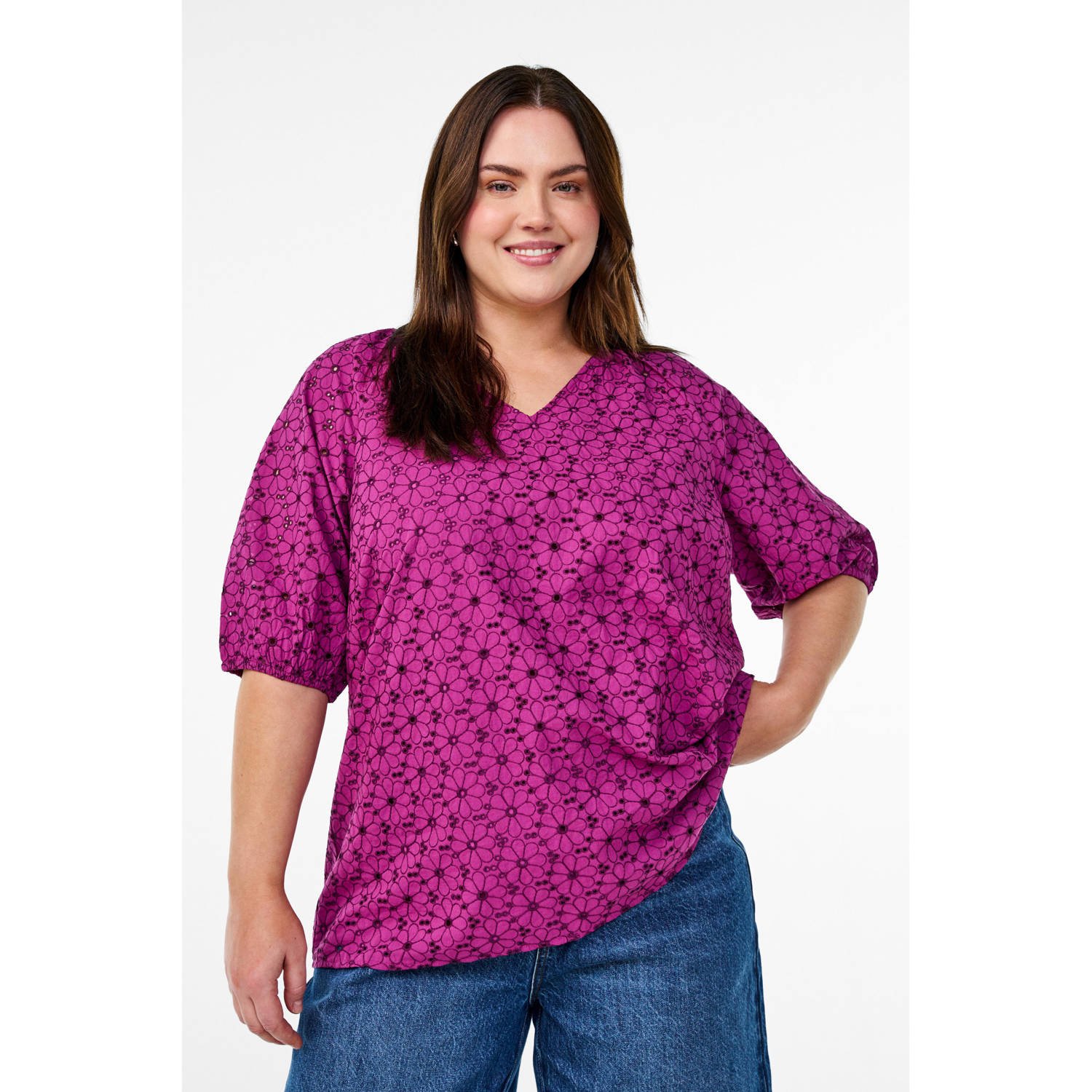 Zizzi blousetop violet