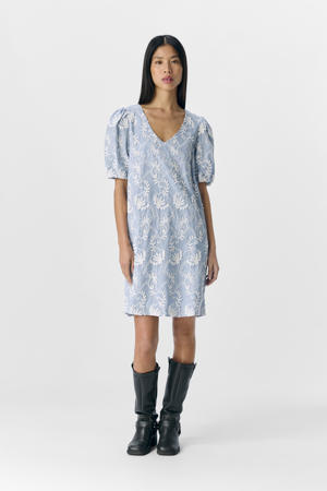 mini jurk lichtblauw